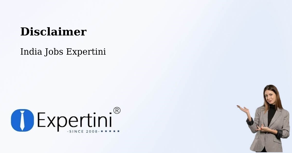 Disclaimer – Chittoor - India Jobs Expertini